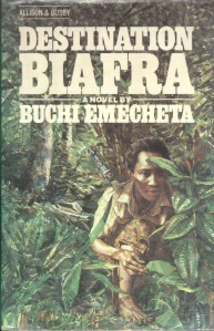Allison & Busby book cover of Destination Biafra by Buchi Emecheta